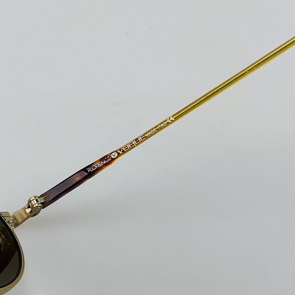 Vogue Sunglasses mod. Florence VO3095 Gold Oval Glass Lenses Tortoise Italy NOS main image 8